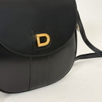 D Crossbody Bag Black