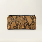 Sienna Tassel Python Clutch Brown