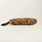 Sienna Tassel Python Clutch Brown