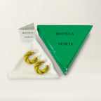 Twist Hoop Earrings Mirabelle yellow