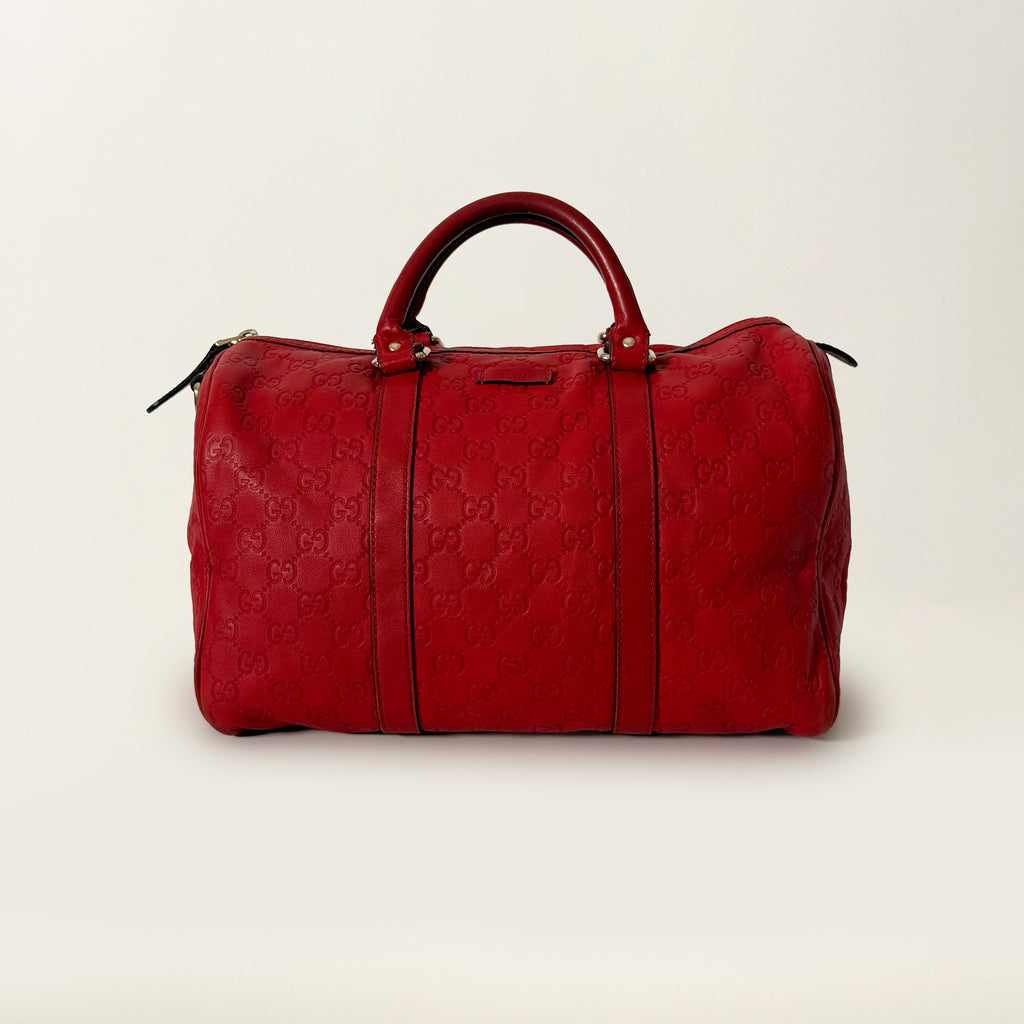 Joy Boston Bag GG Monogram Red