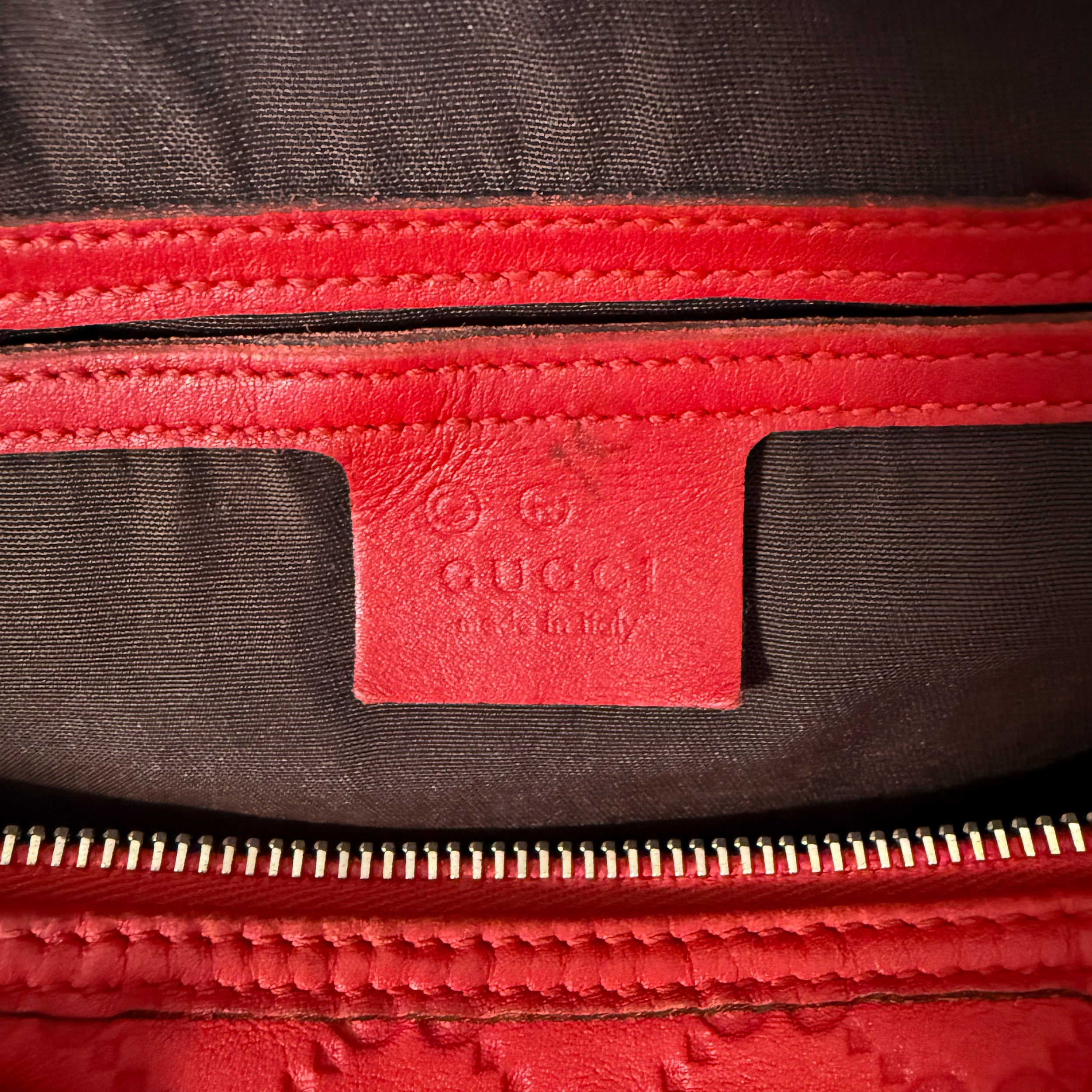 Joy Boston Bag GG Monogram Red