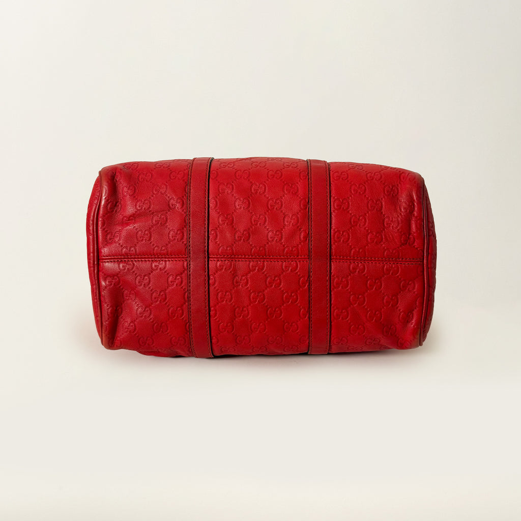 Joy Boston Bag GG Monogram Red