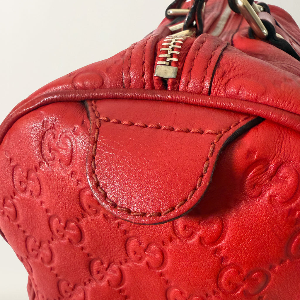 Joy Boston Bag GG Monogram Red