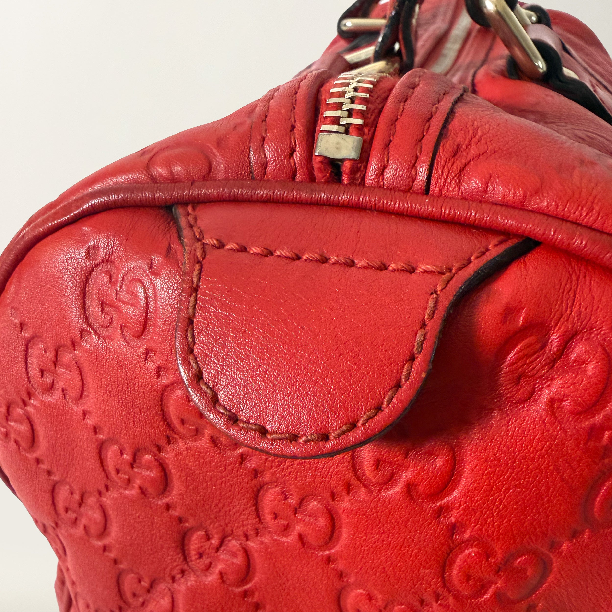 Joy Boston Bag GG Monogram Red