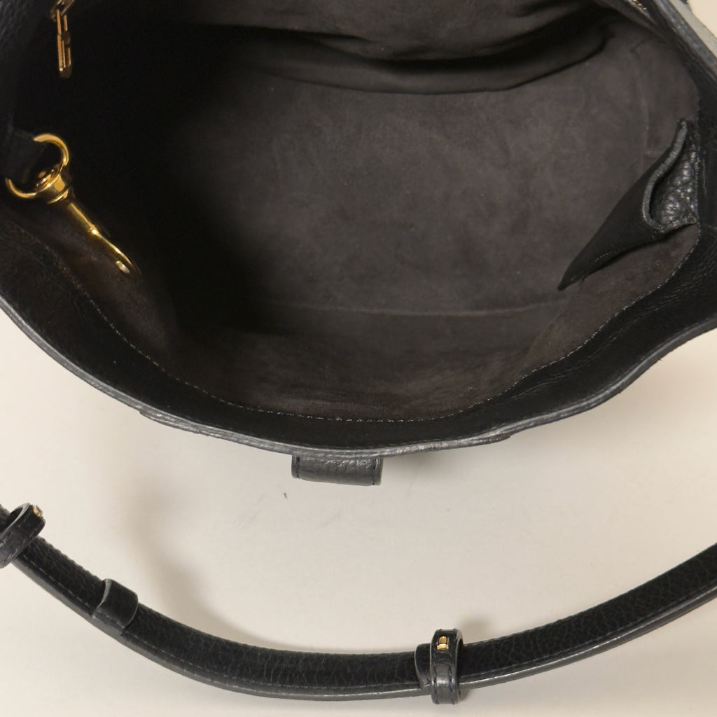 Bucket Shoulder Bag Black