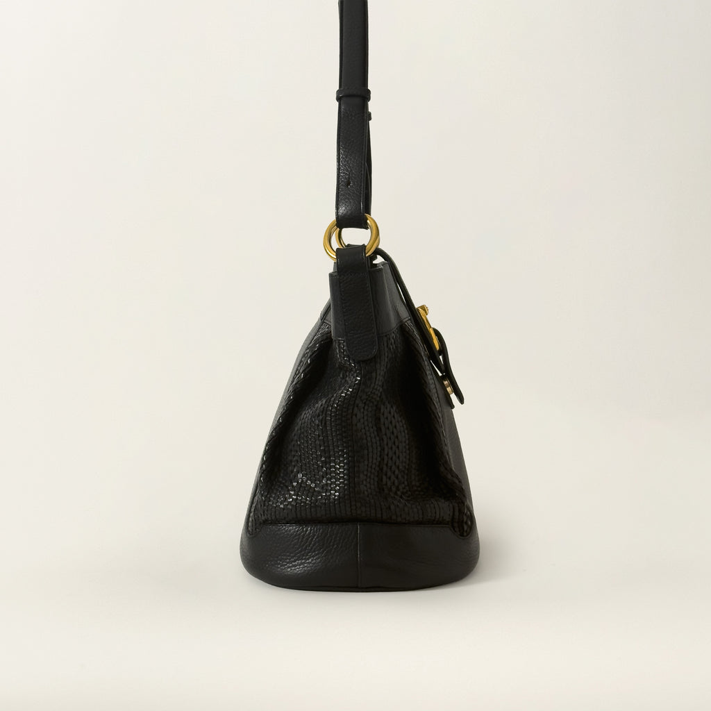 Bucket Shoulder Bag Black