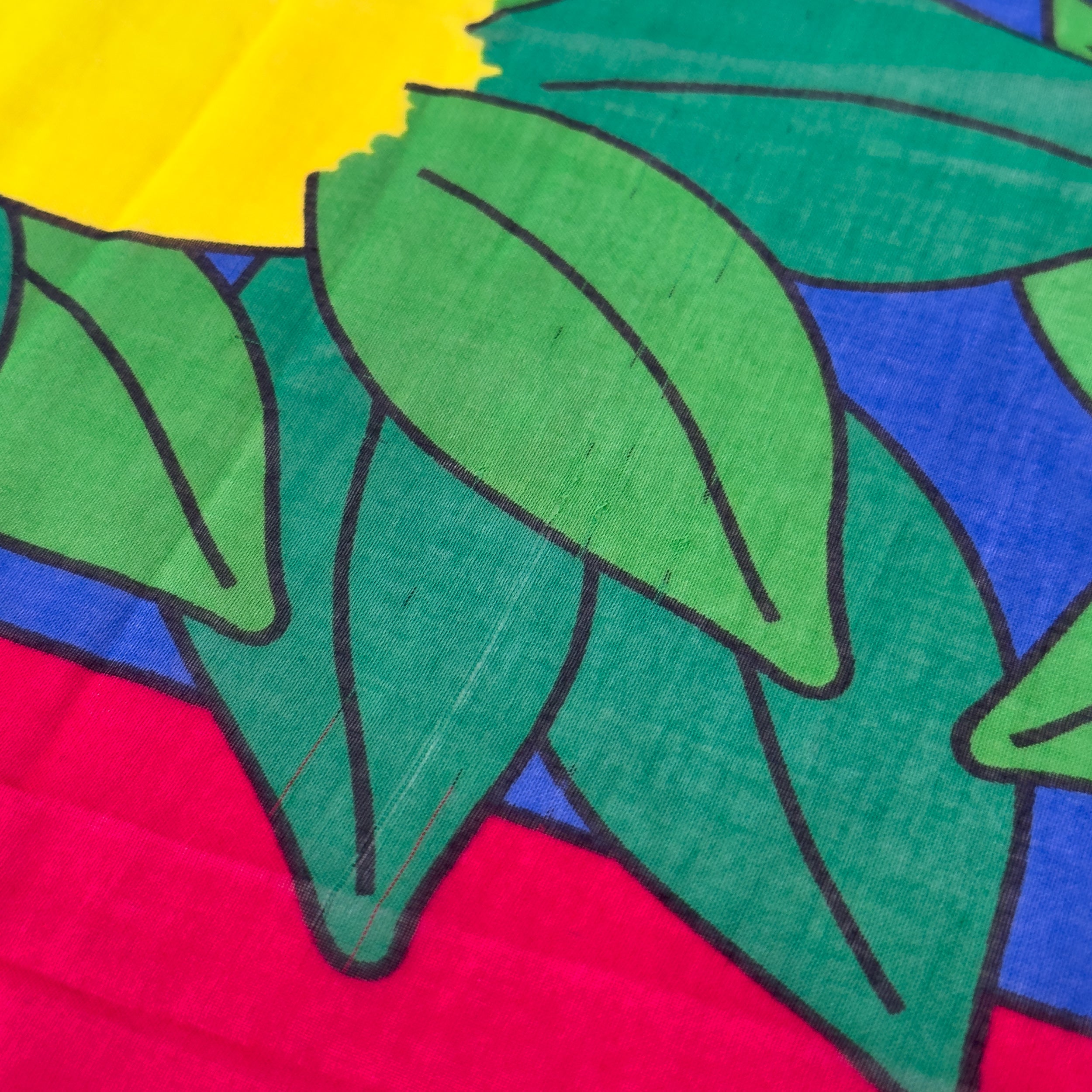 Paréo Lemon Yellow Green Blue Red