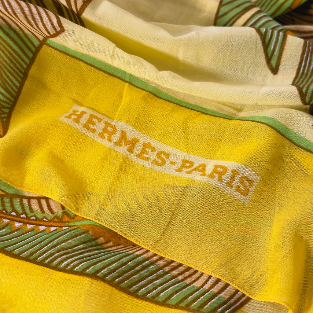 Paréo Palm tree Yellow