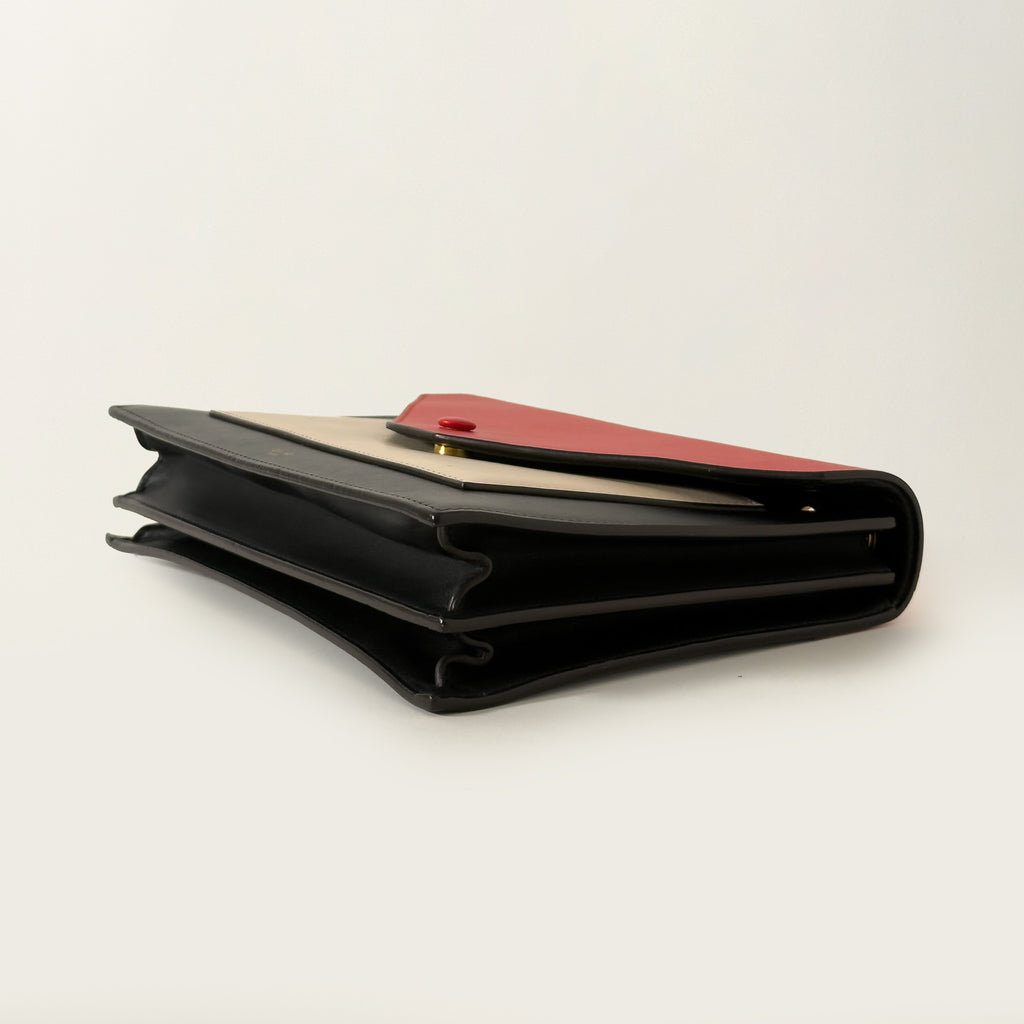 Envelope Tri-color Red Beige Black