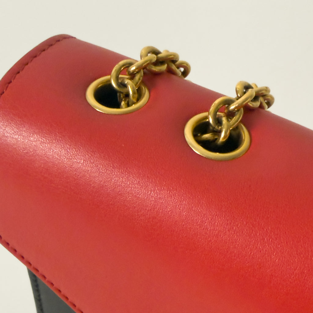 Envelope Tri-color Red Beige Black
