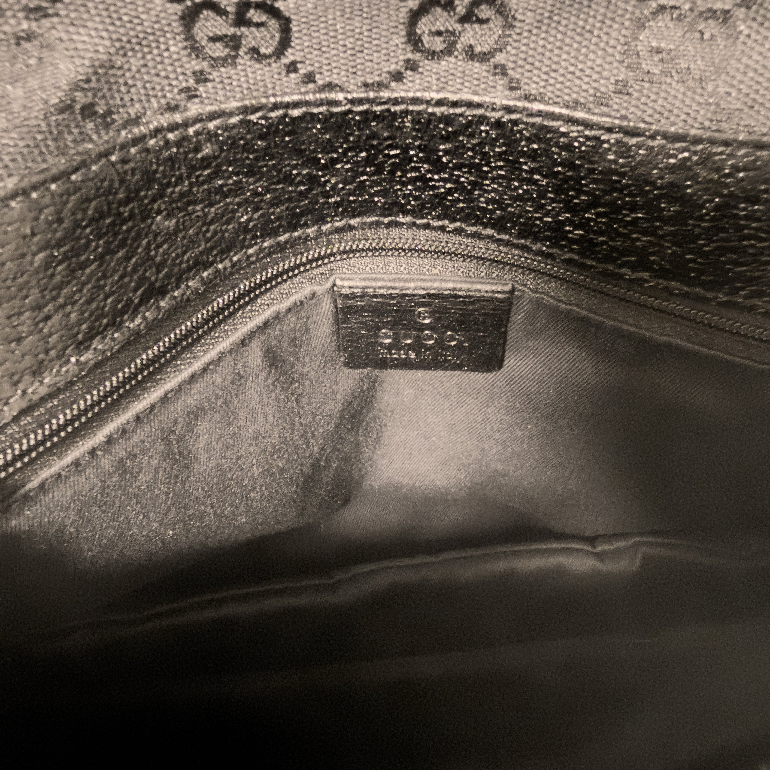 GG Monogram Bag Black