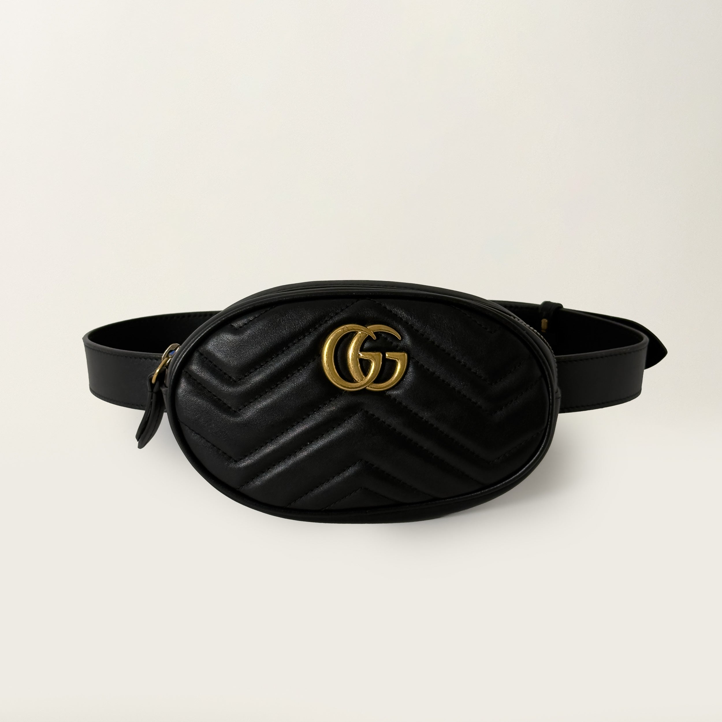 GG Marmont Belt Bag Black