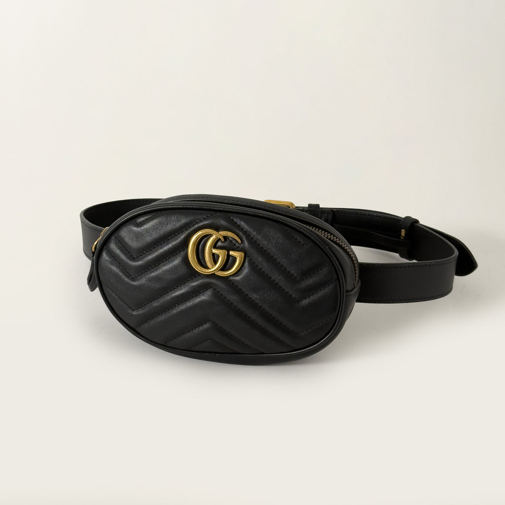 GG Marmont Belt Bag Black