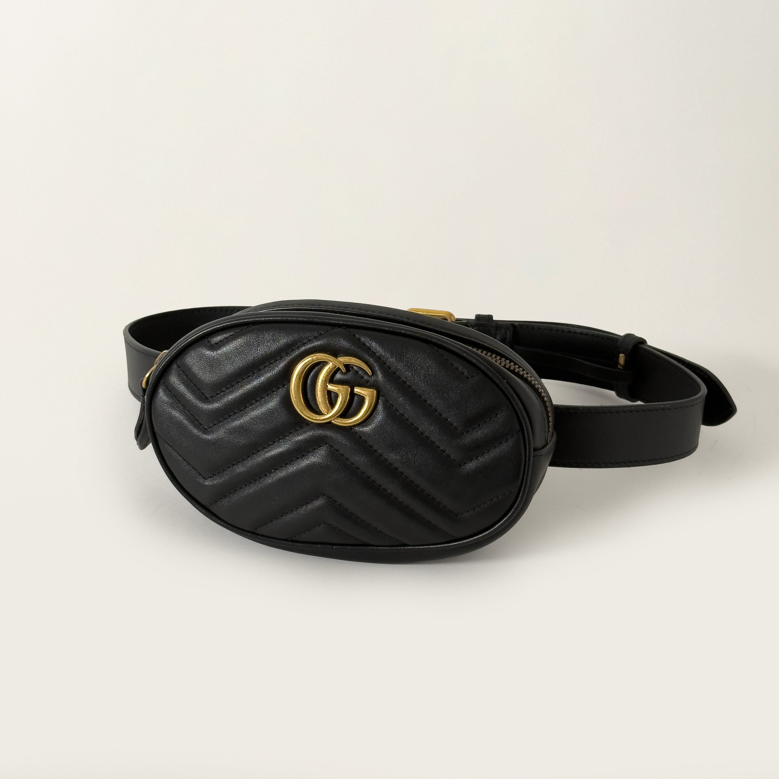 GG Marmont Belt Bag Black