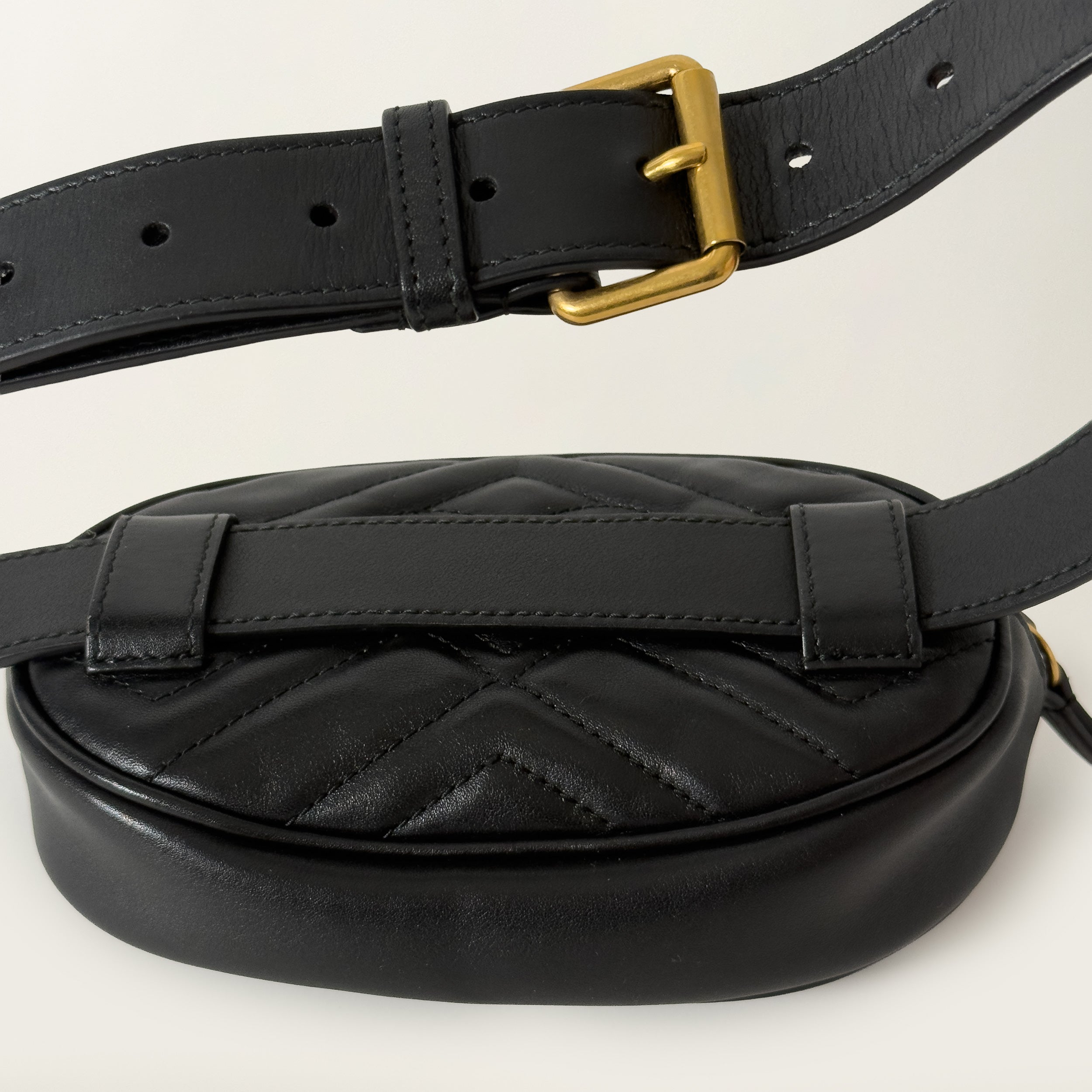 GG Marmont Belt Bag Black
