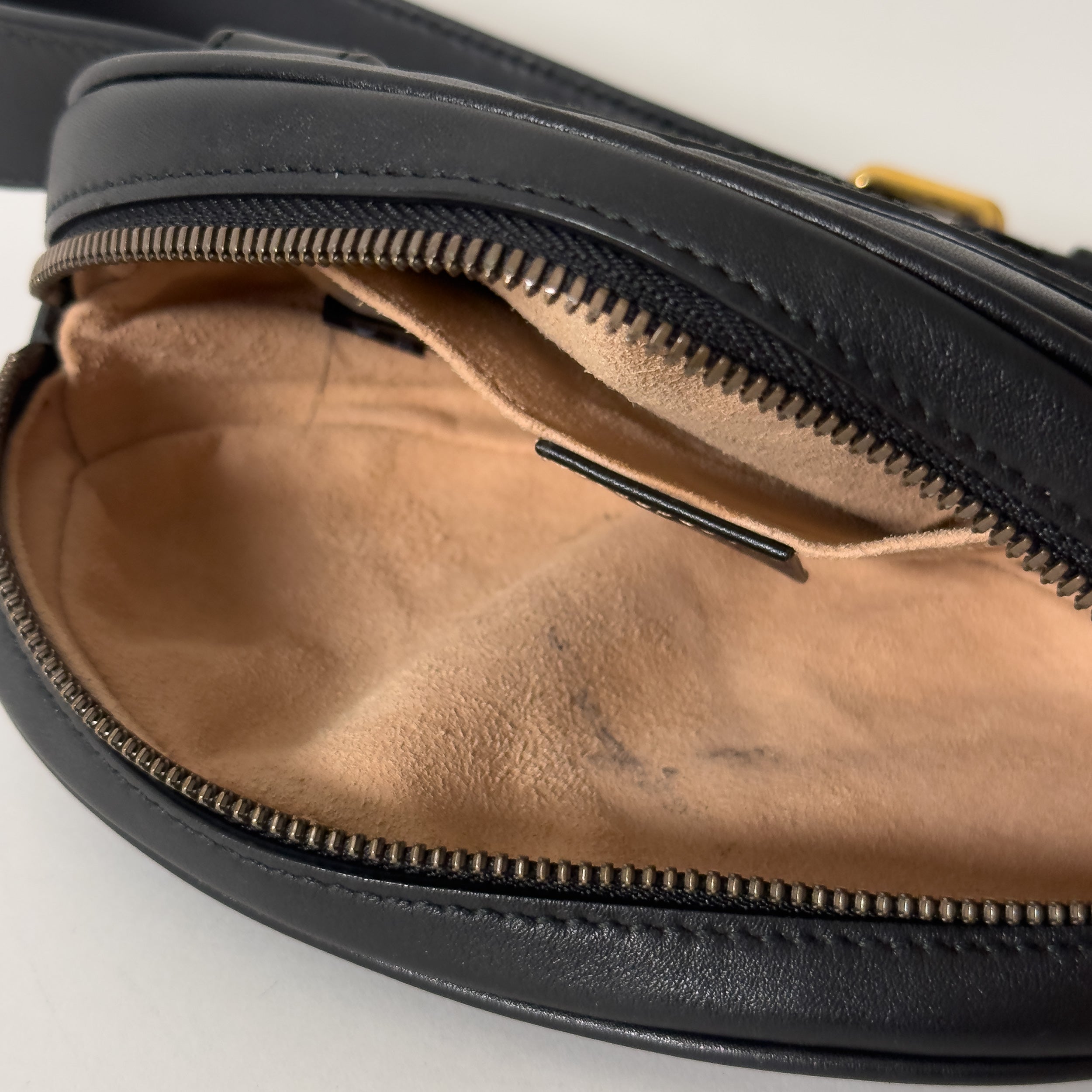 GG Marmont Belt Bag Black