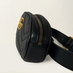 GG Marmont Belt Bag Black
