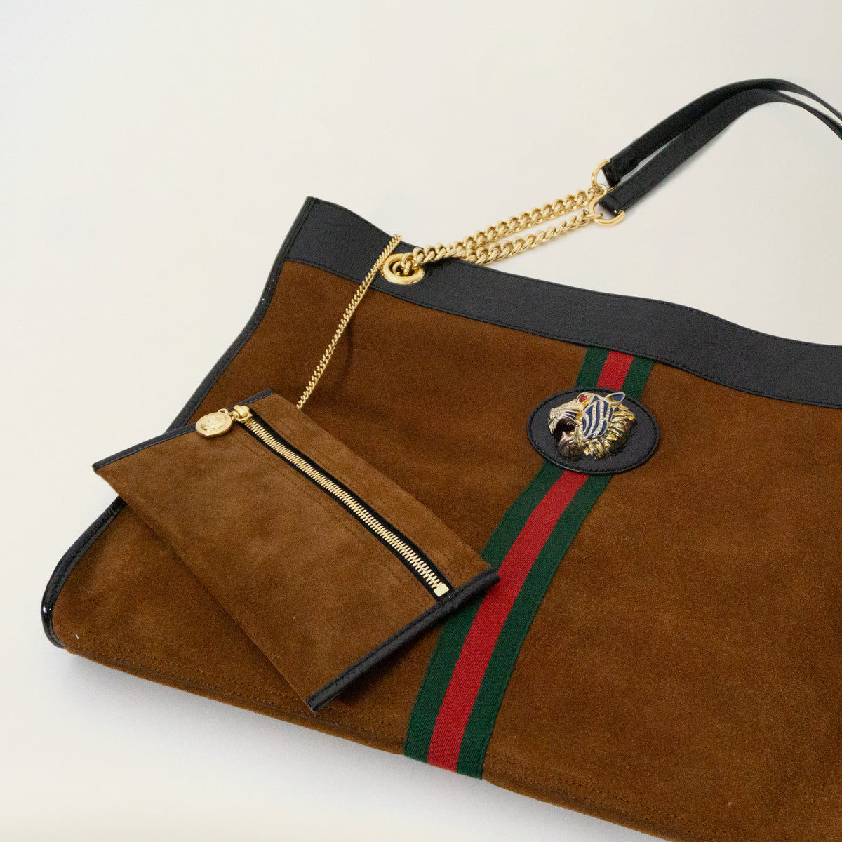 Rajah Large Tote Bag Brown