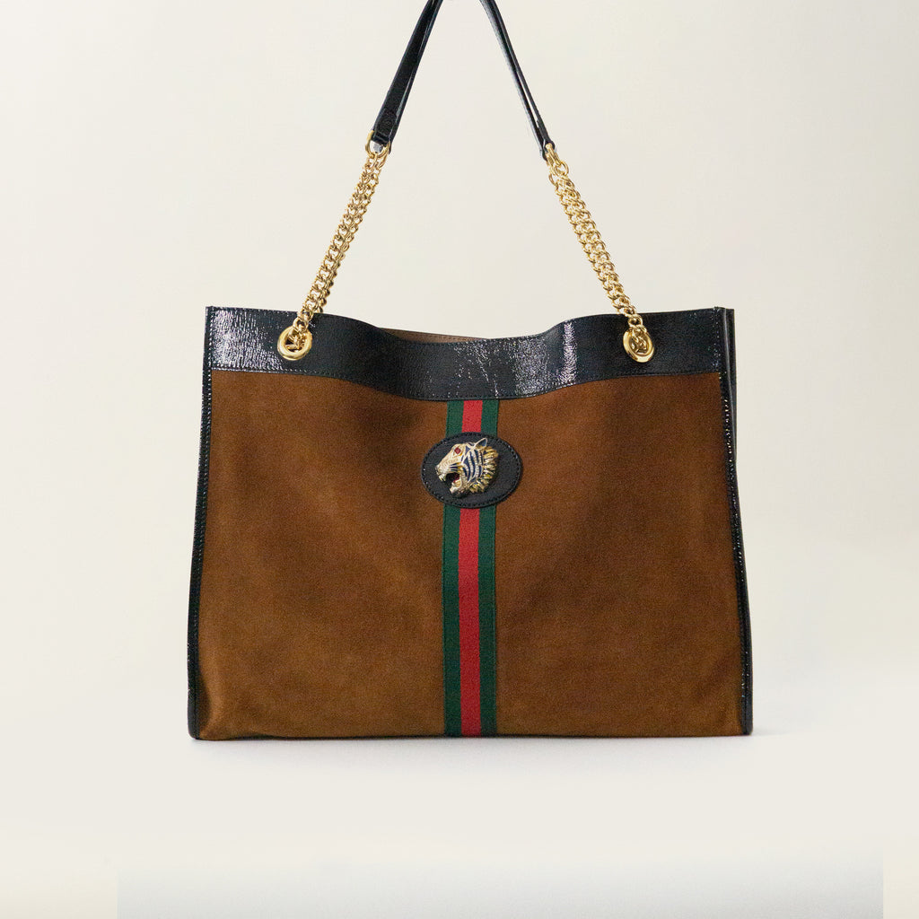 Rajah Large Tote Bag Brown