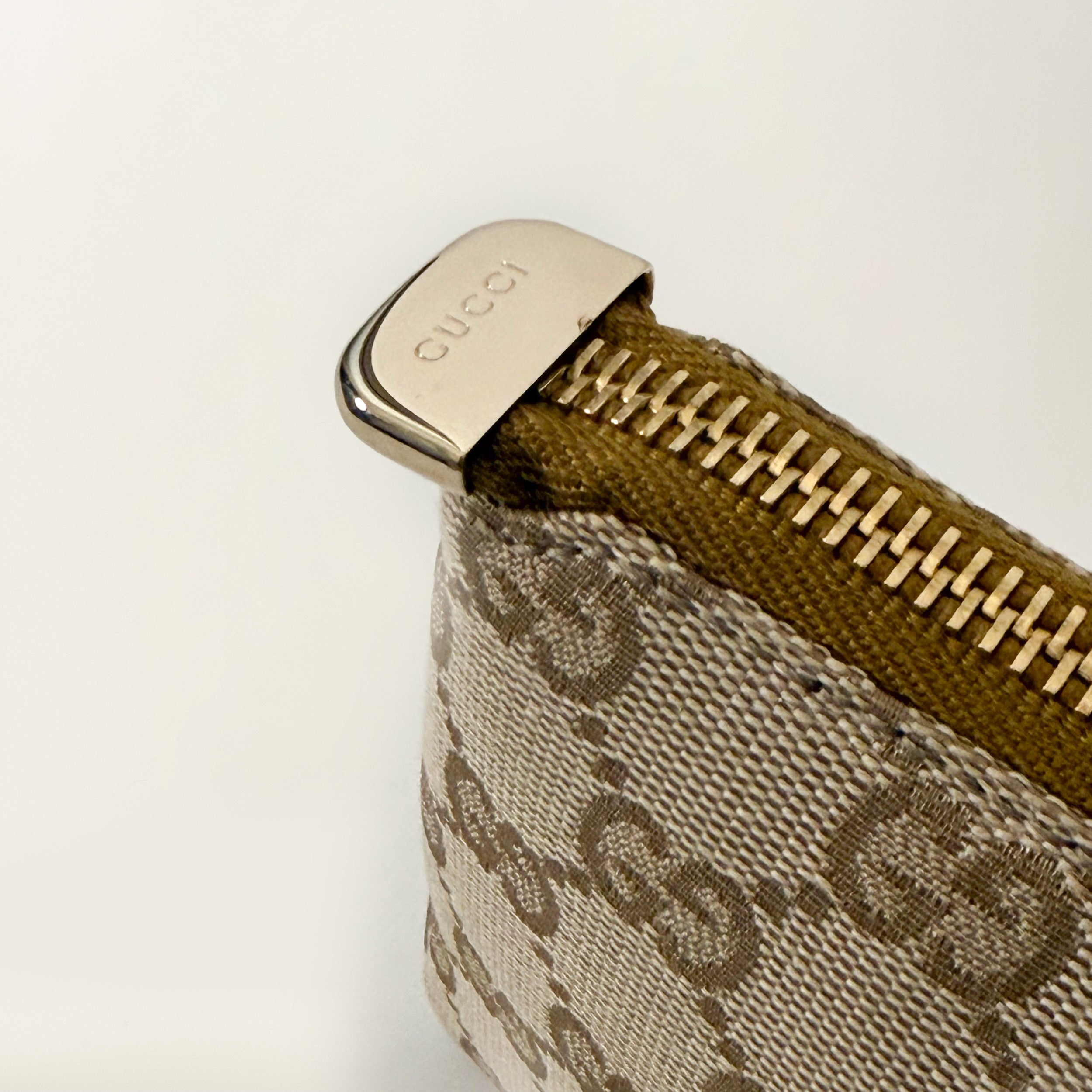 GG Monogram Clutch Gold