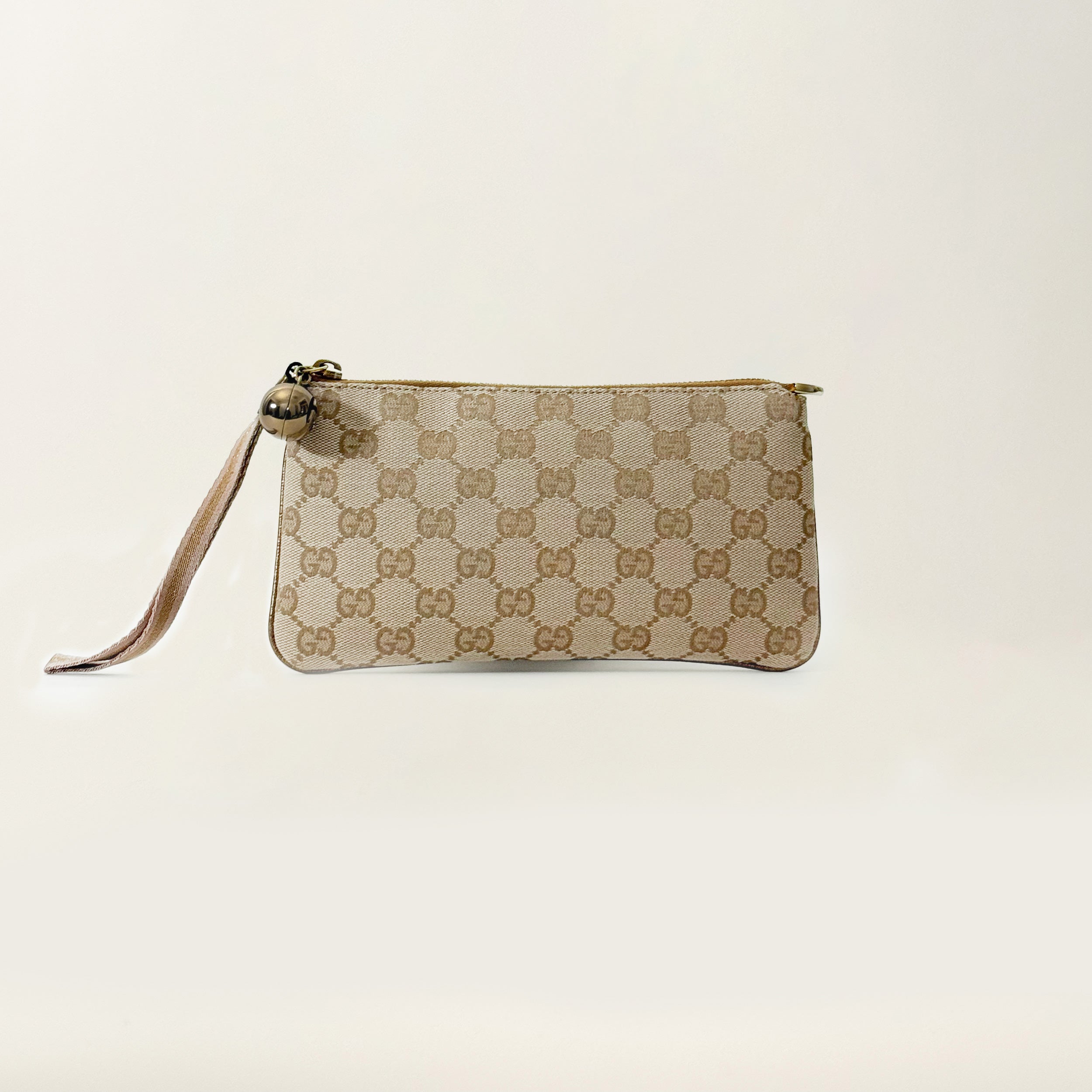 GG Monogram Clutch Gold