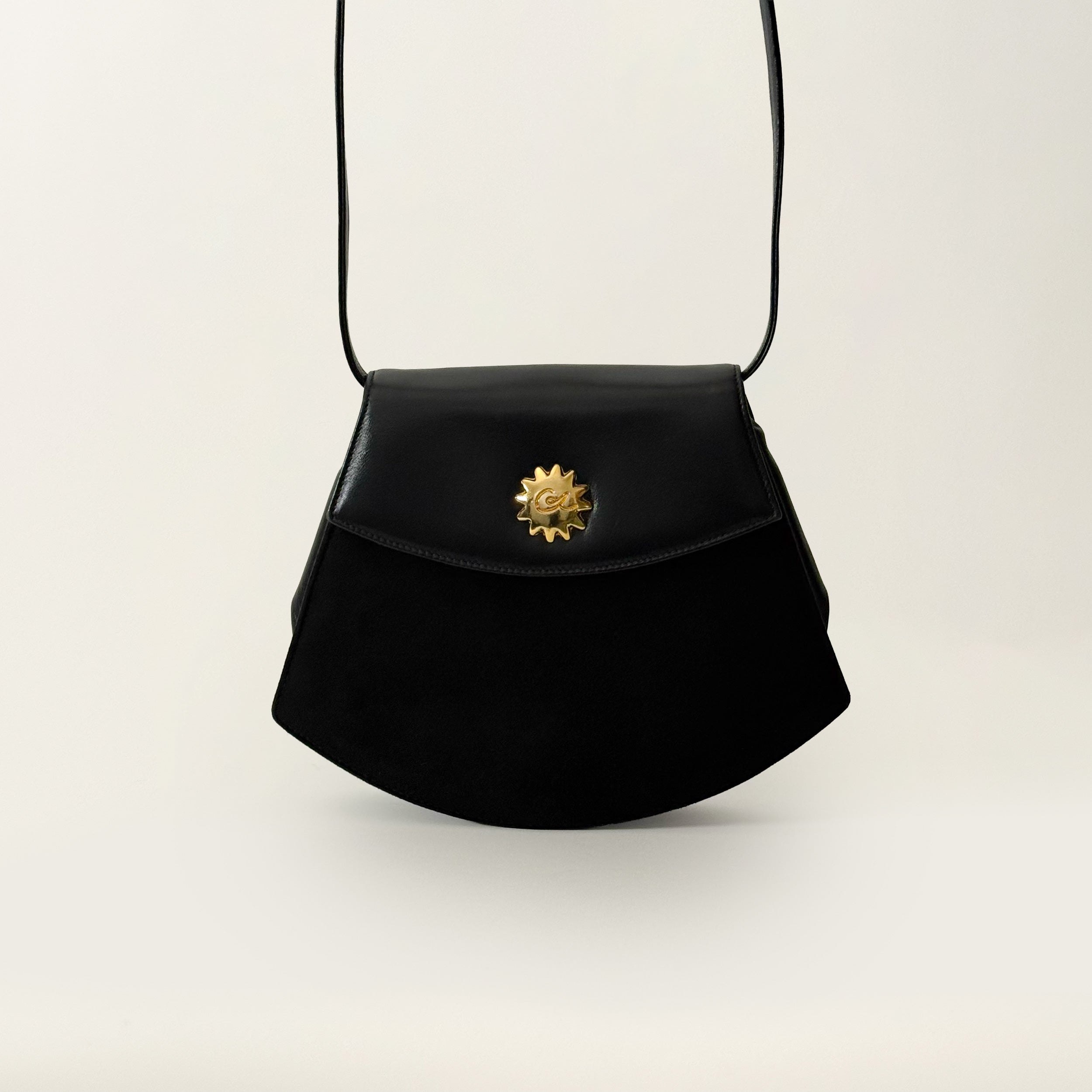 Trapeze-shaped Bag Black