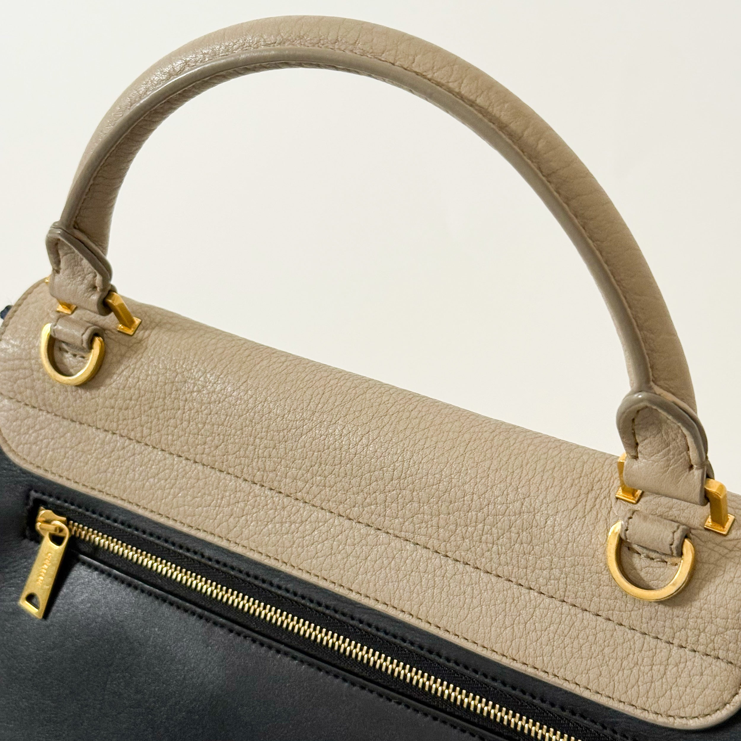 Trapèze Tricolor PM Black Taupe Blue