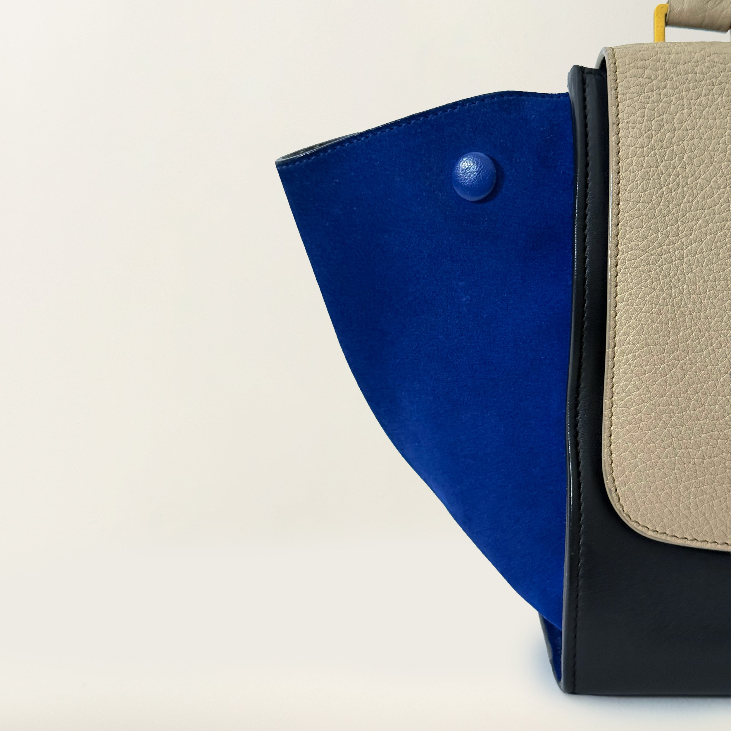 Trapèze Tricolor PM Black Taupe Blue