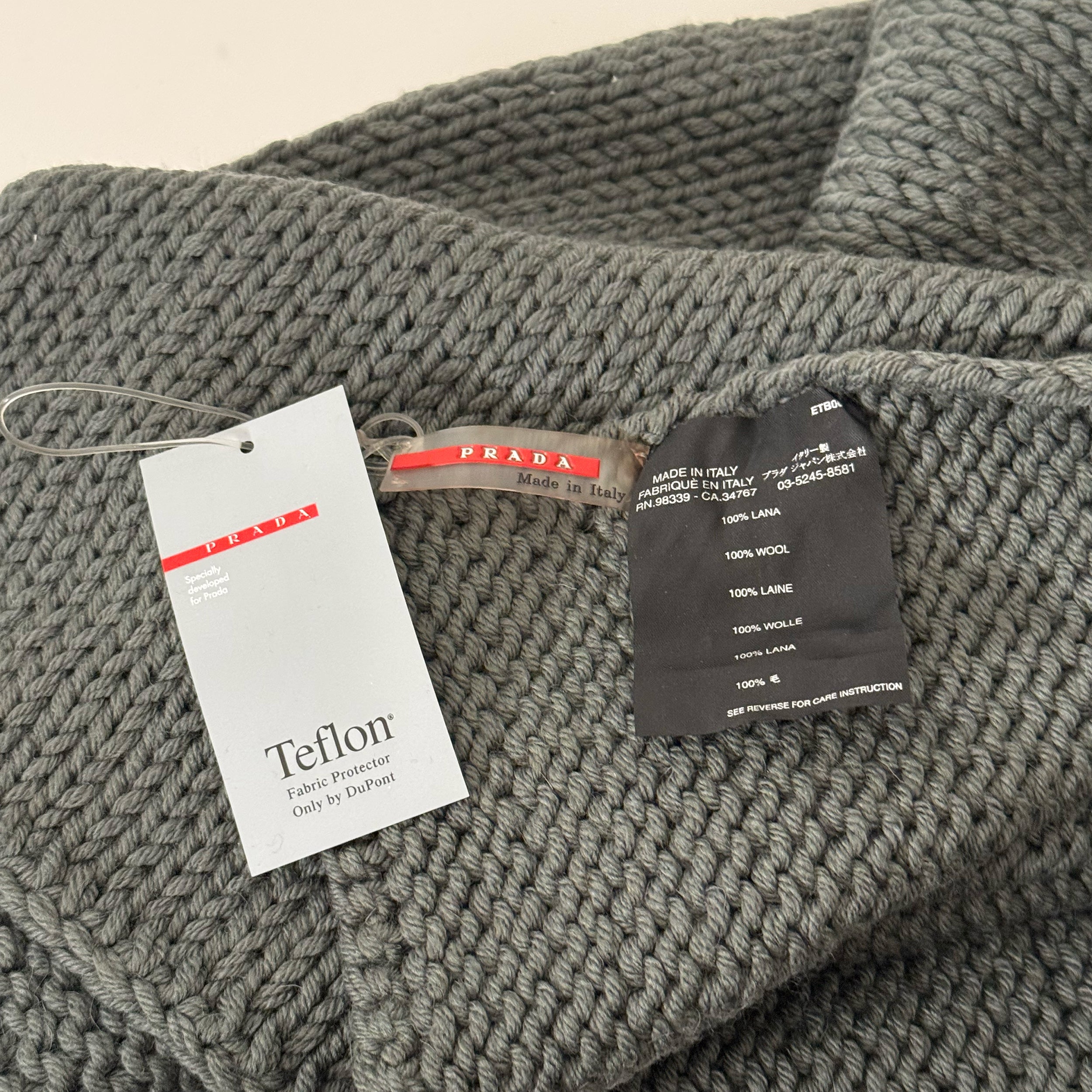 Wool Scarf Camo green